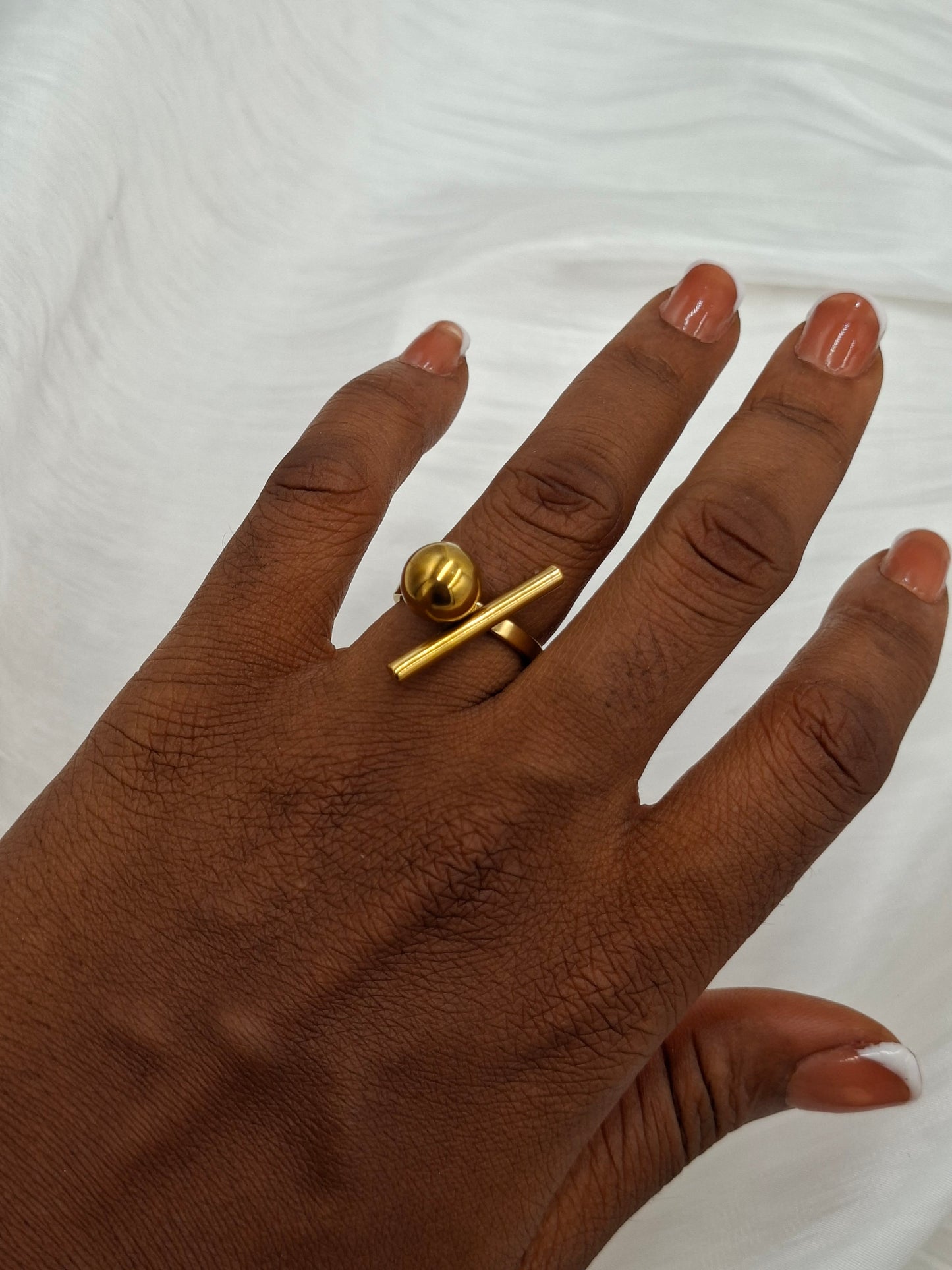Bar Ring (size 7-9)