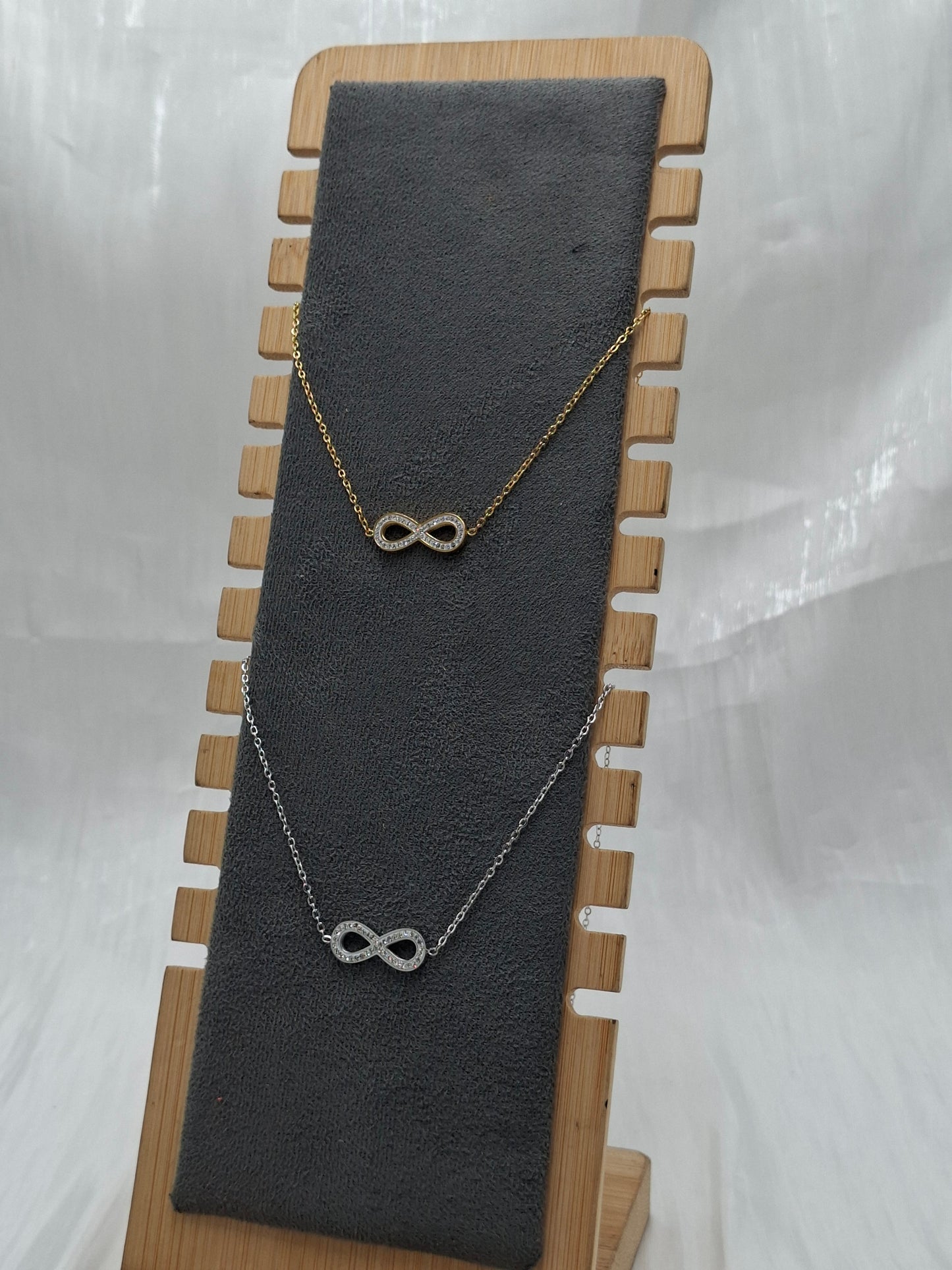 Sparkly Infinity Necklace
