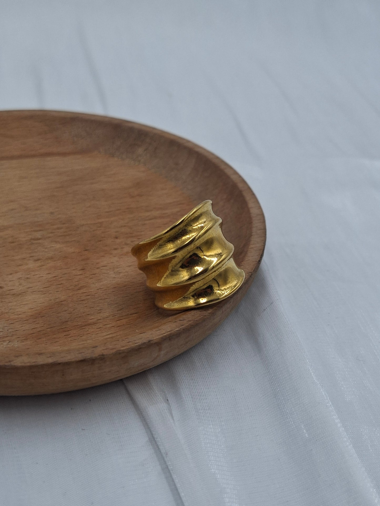 Texture Wave Ring (size 7)