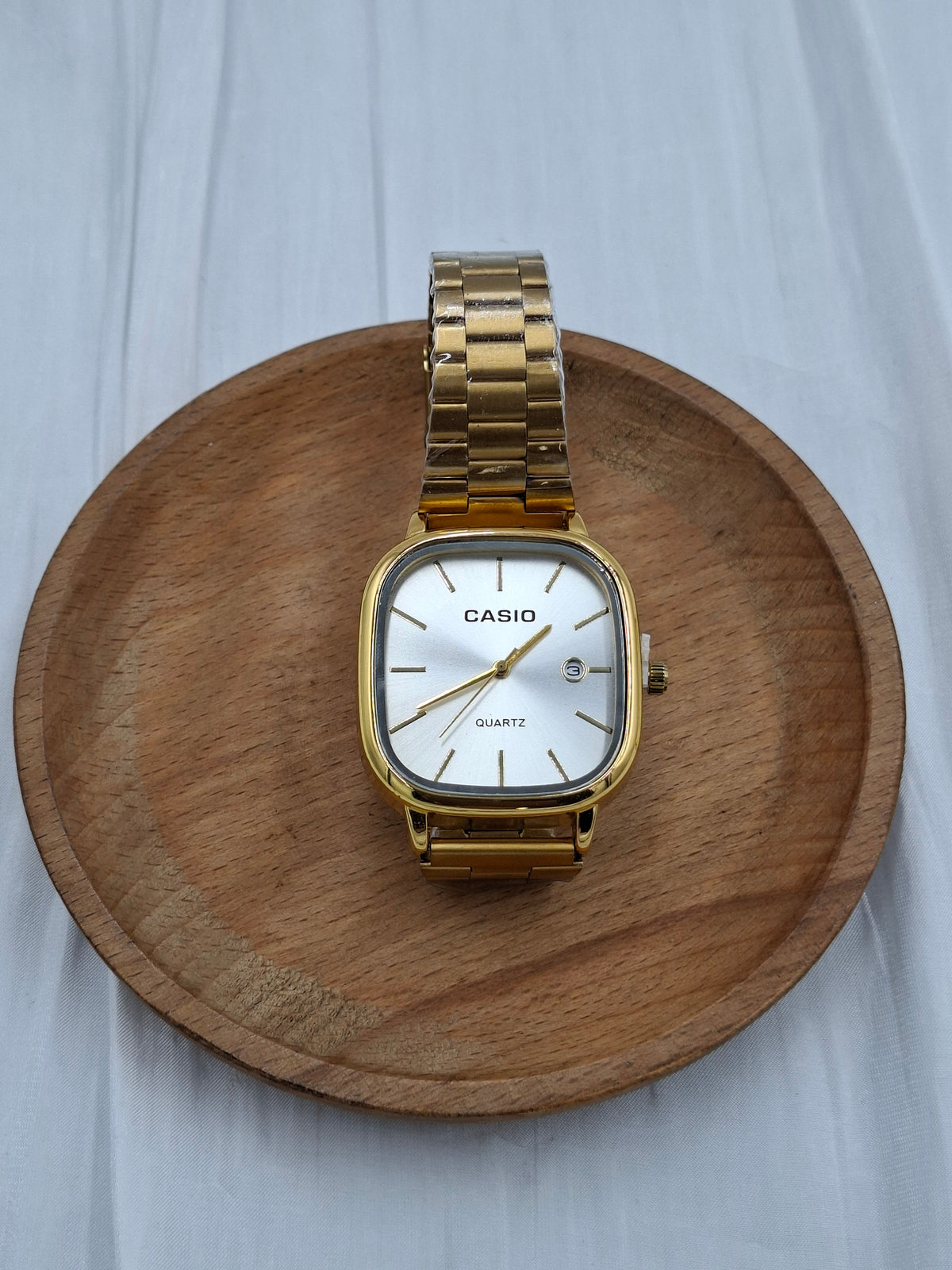 Gold Casio Wristwatch