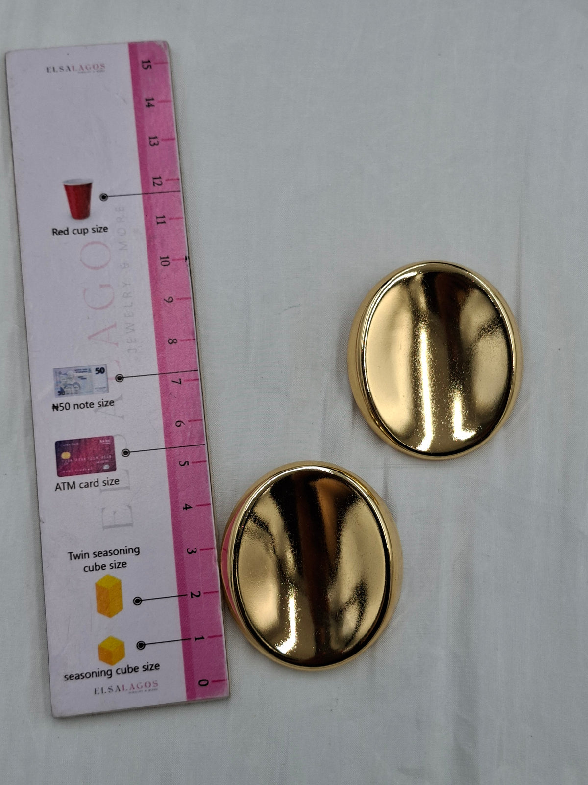 Button Earrings