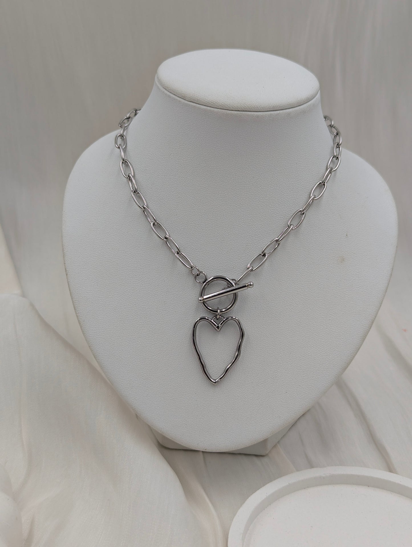 Irregular Heart Necklace