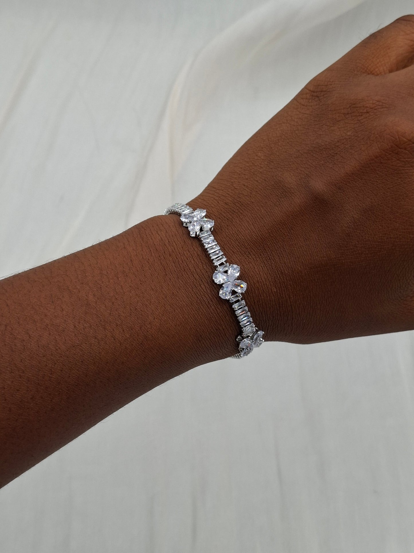 Buy Crystal Floral Bracelet for Women at ElsaLagos in Nigeria