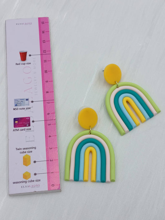 Polymer clay earrings