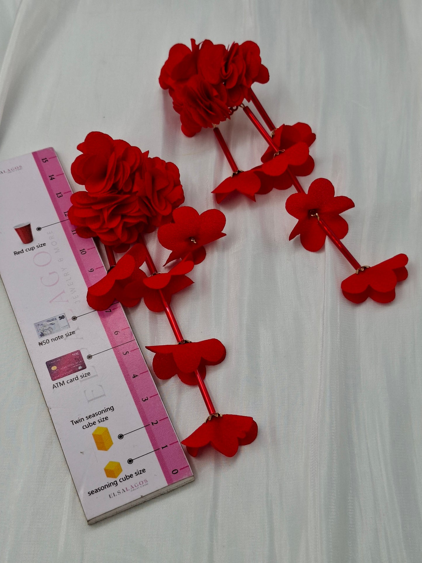 Shop Flower Train Earring for Women at ElsaLagos in Nigeria