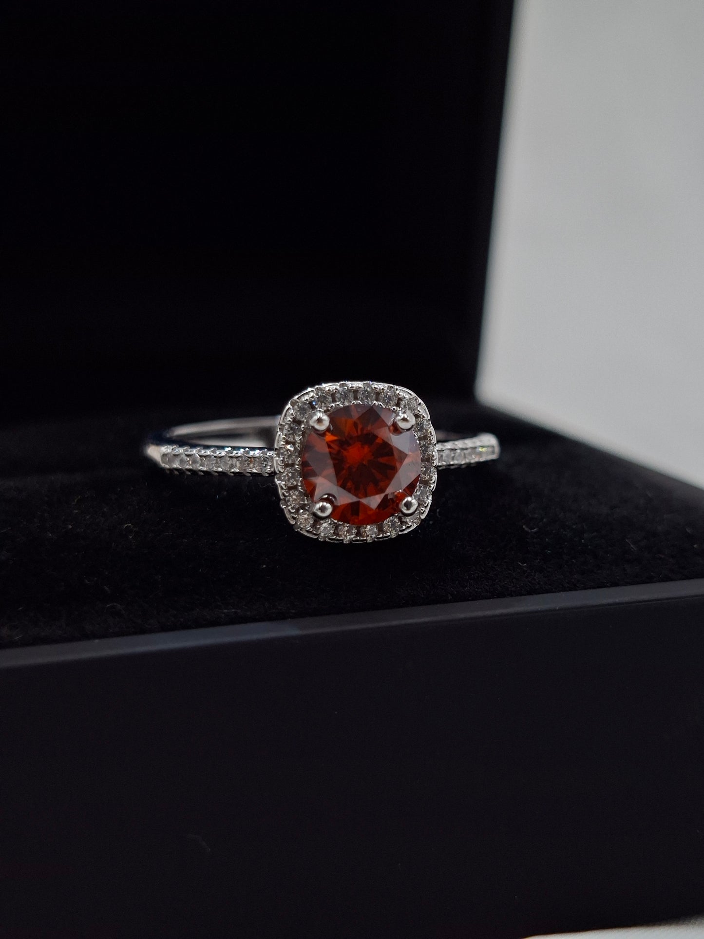 Shop Garnet Zircon Ring for Women at ElsaLagos in Nigeria