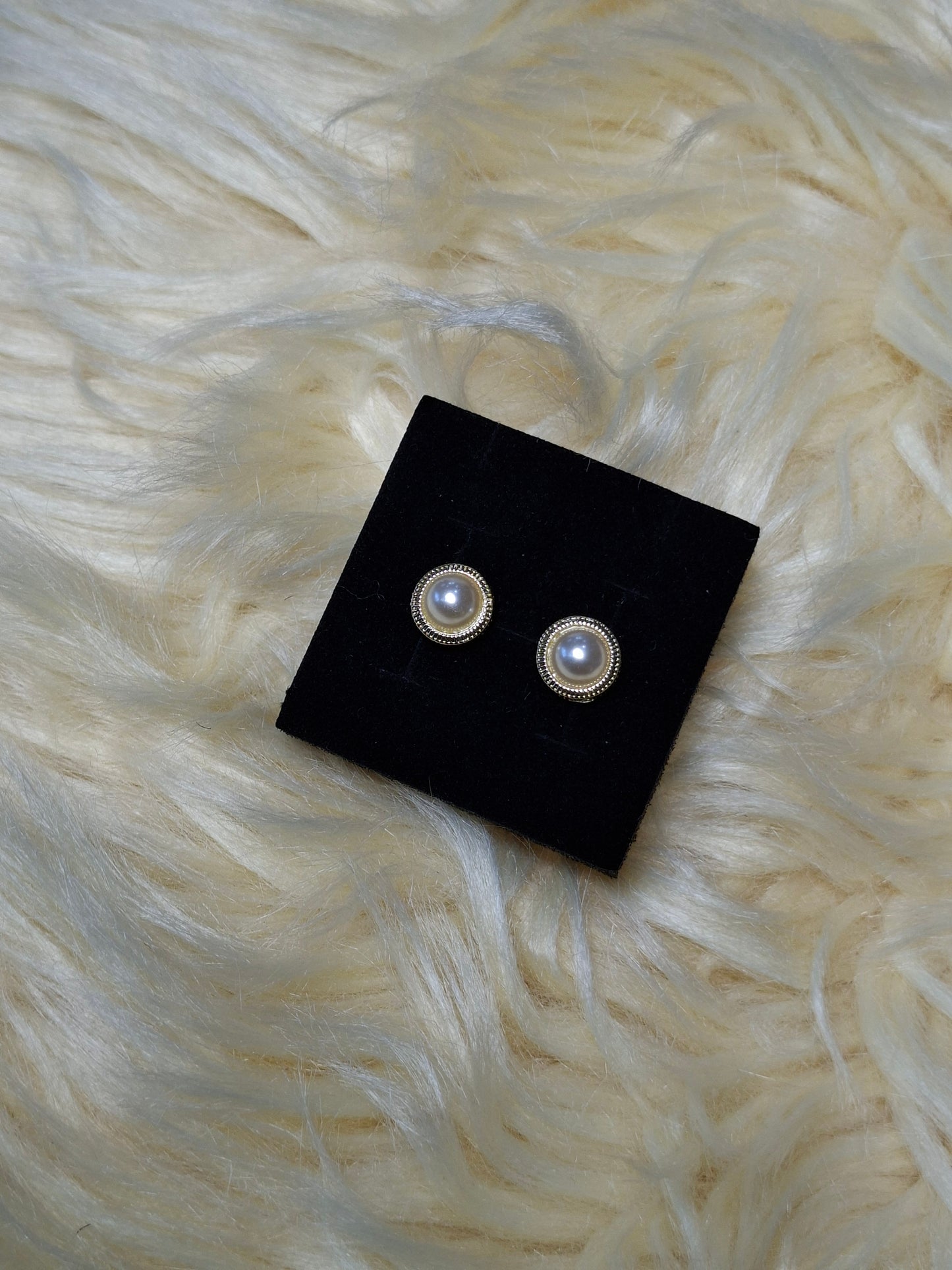 Shop Gold/Pearl Stud Earrings for Women at ElsaLagos in Nigeria