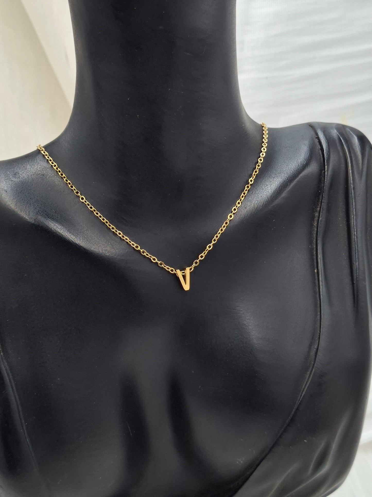 Shop Letter V Necklace for Women at ElsaLagos in Nigeria