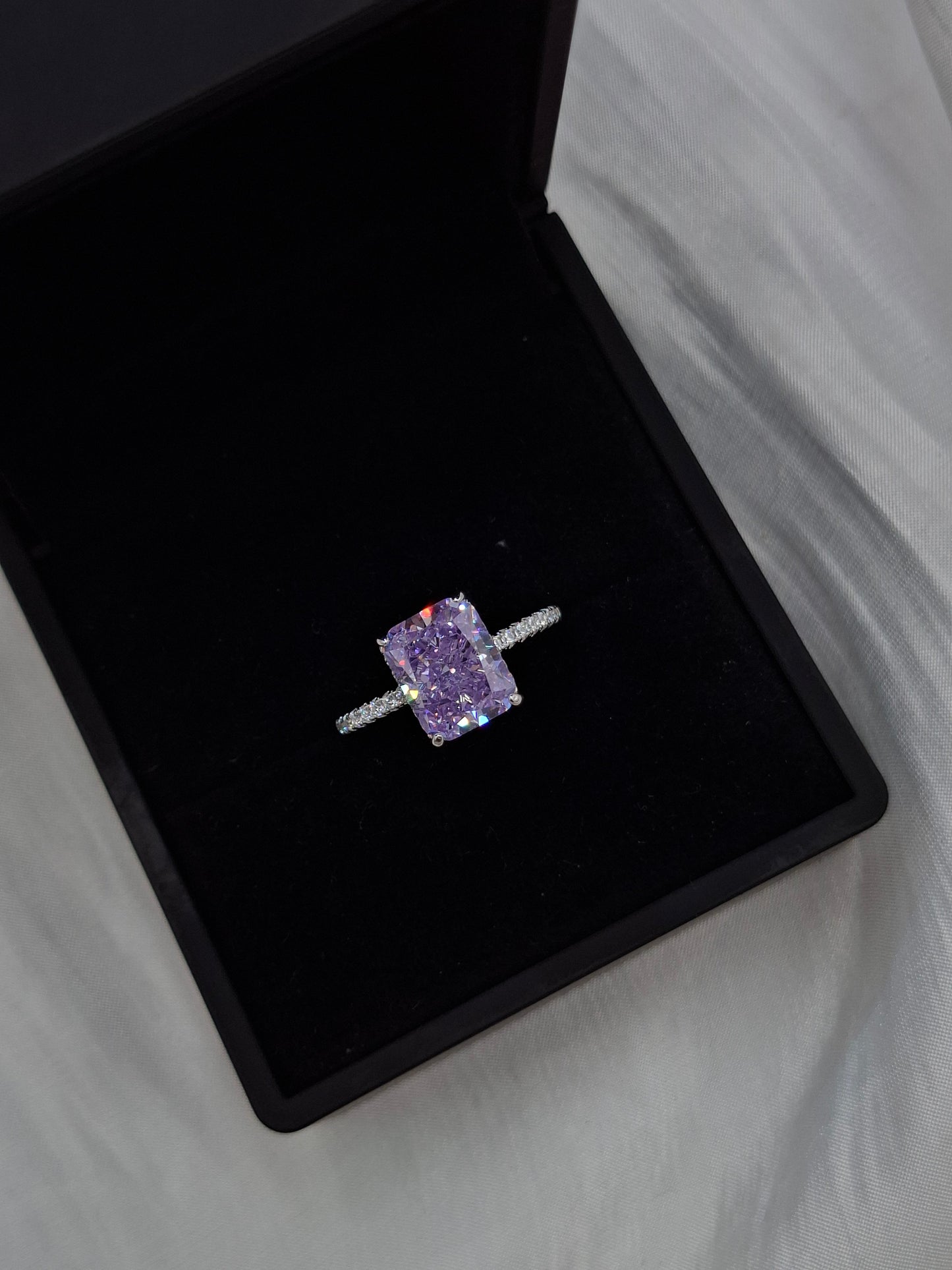 Shop Mauve Zircon Engagement Ring for Women at ElsaLagos in Nigeria