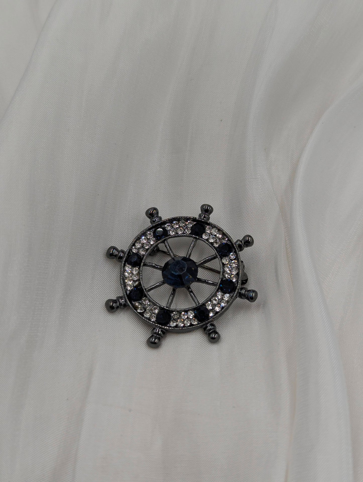 Gem Rudder Brooch