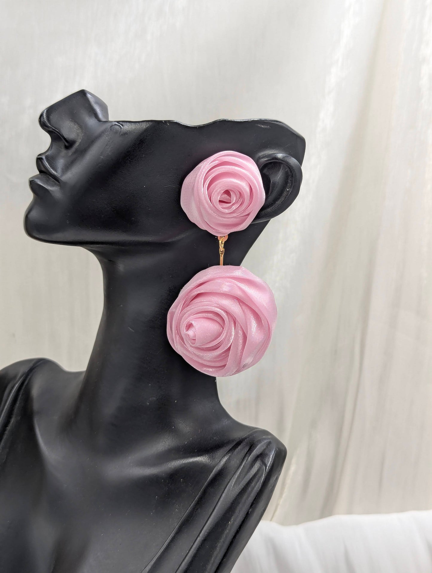 Double Rose Earrings