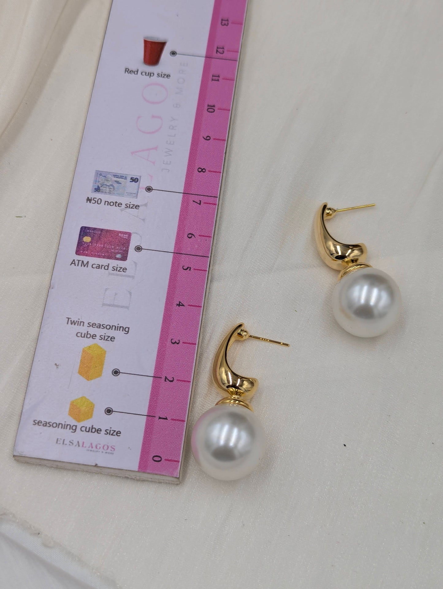 Boss Pearl Earrings