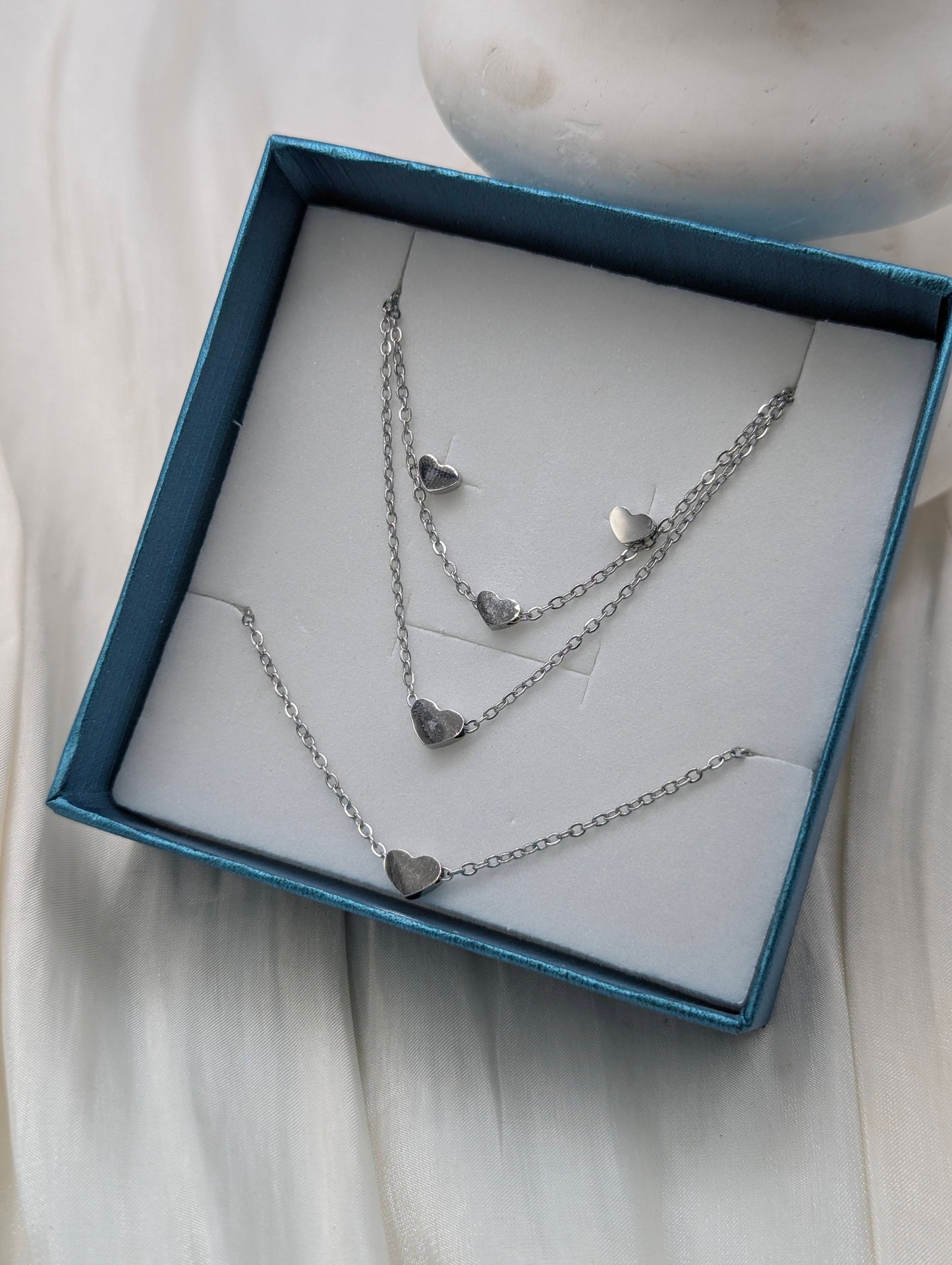 Heart Necklace Set