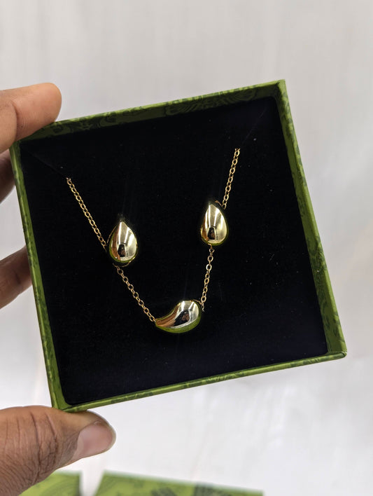 Droplet Necklace Set
