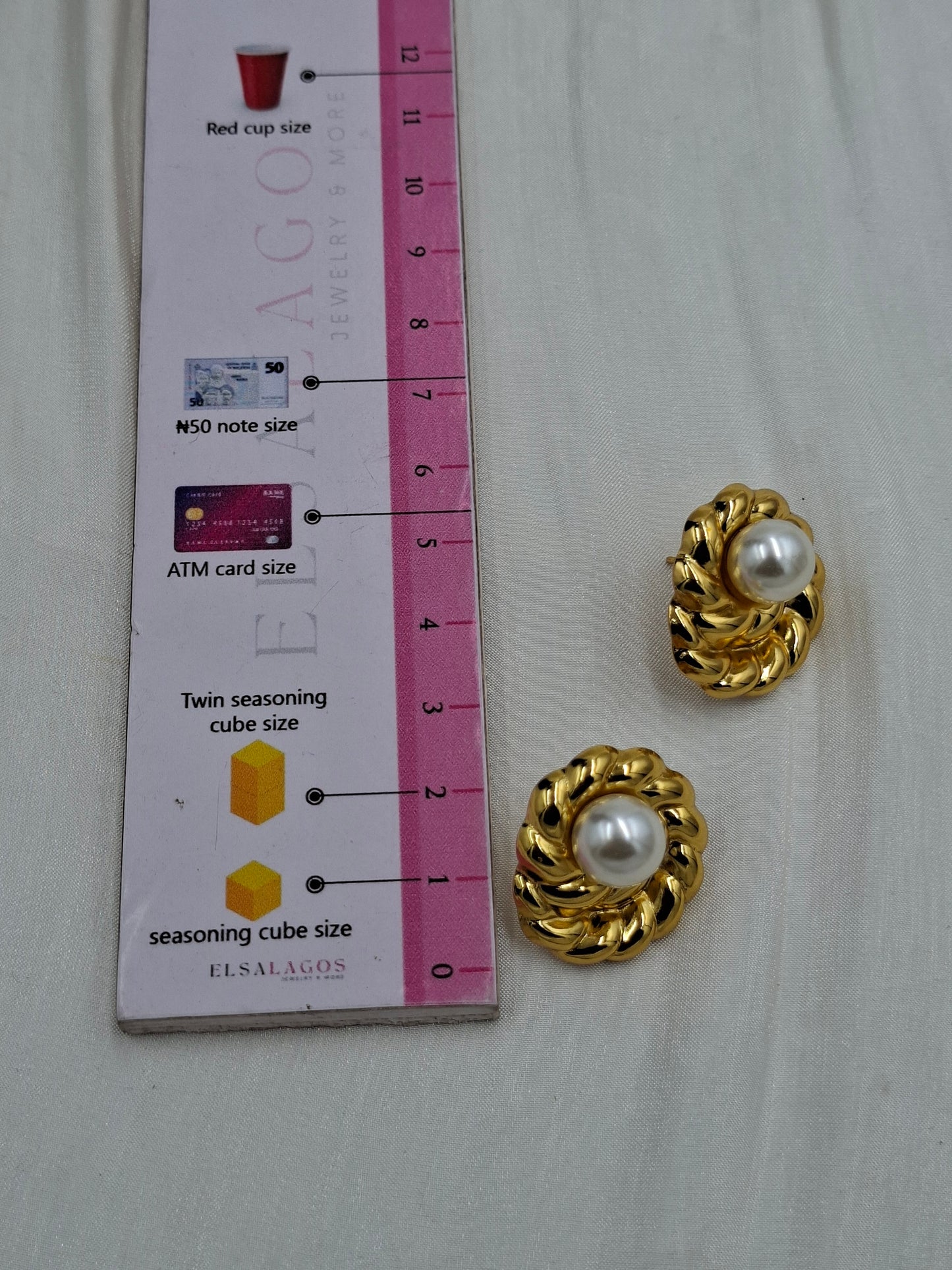Shop Pearl Rope Stud Earring for Women at ElsaLagos in Nigeria