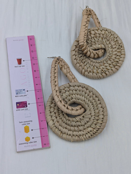 Raffia Earrings