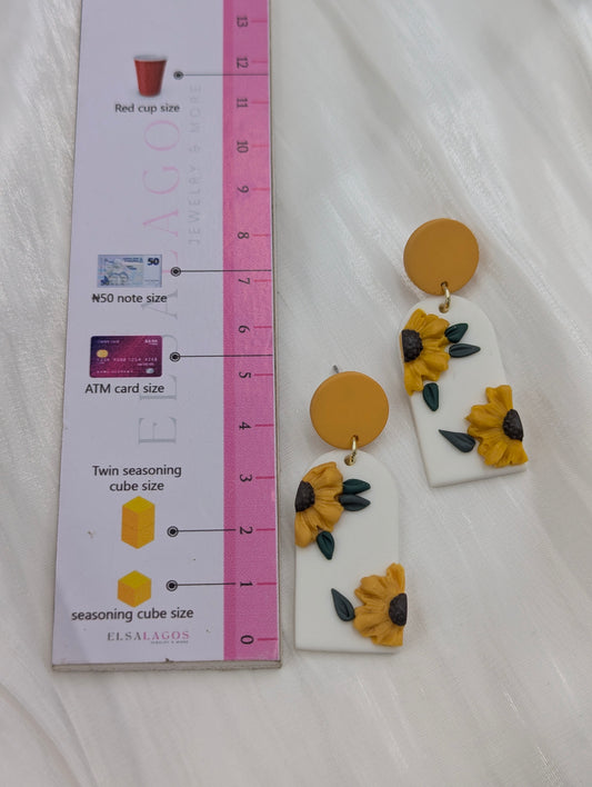 Sunflower Earrings