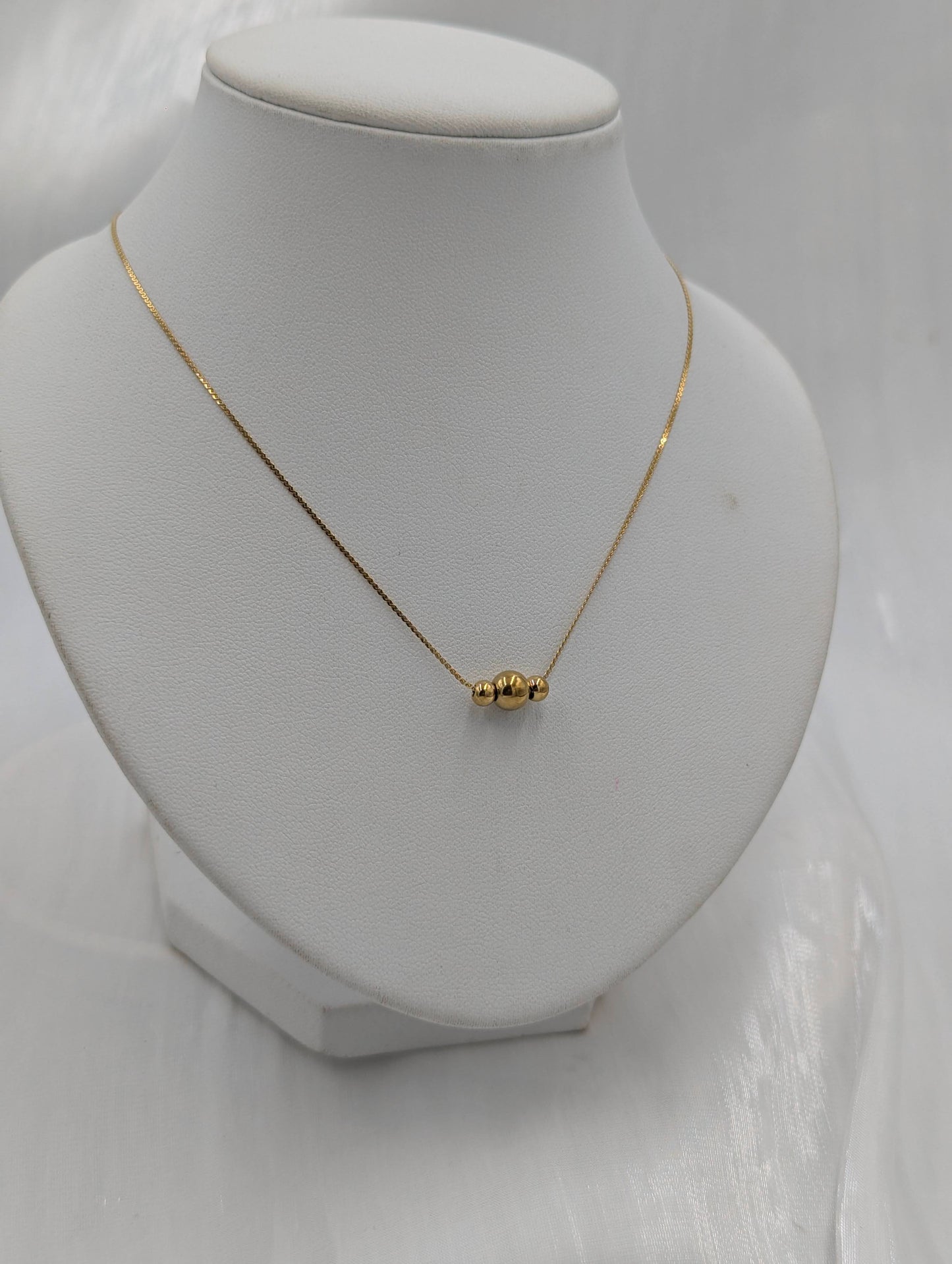 Triple Ball Necklace