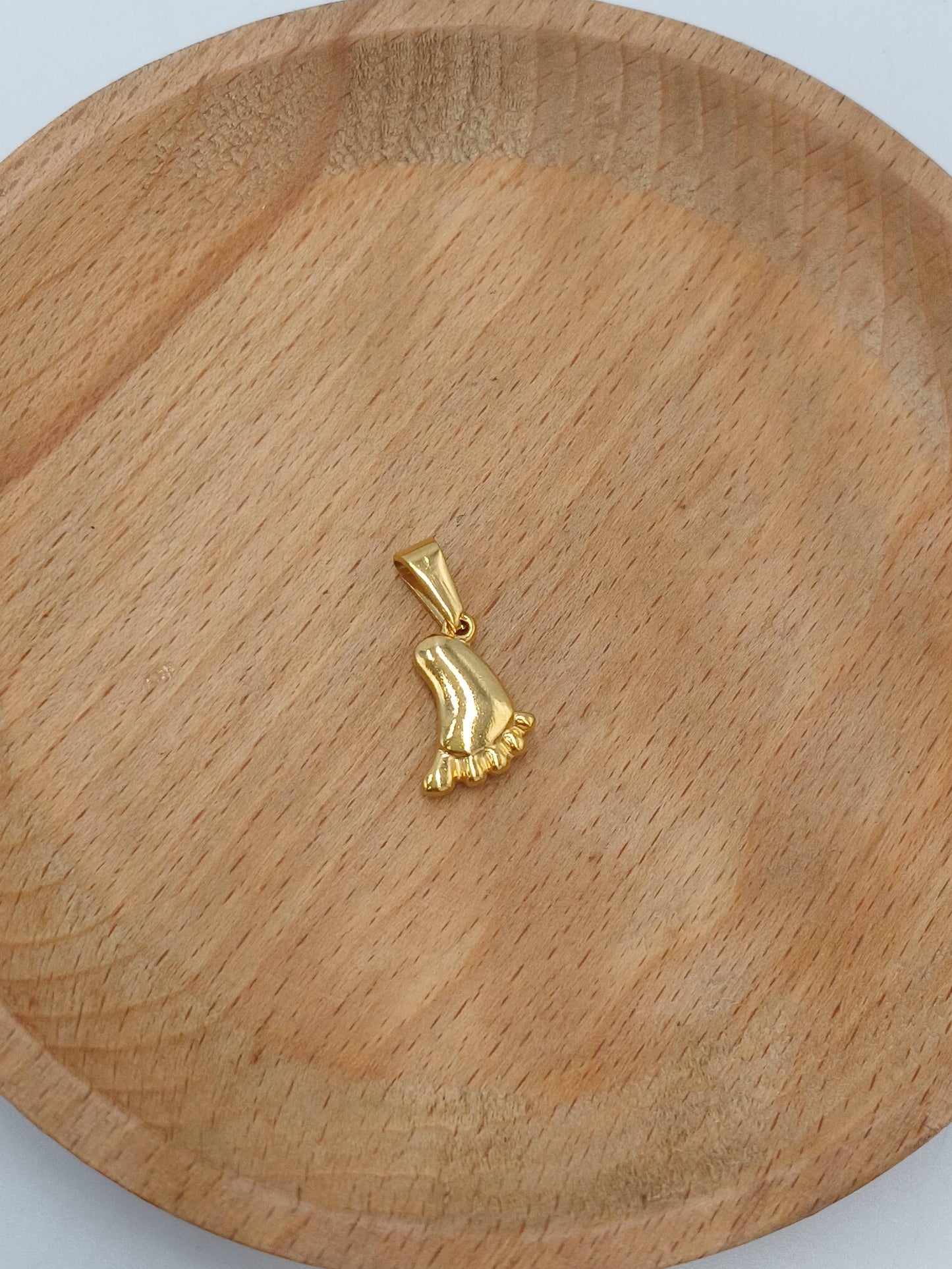 Gold stud earrings