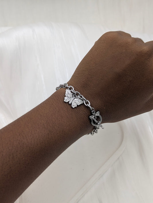 Butterfly Charm Bracelet