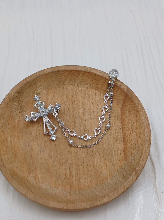 Cross brooch