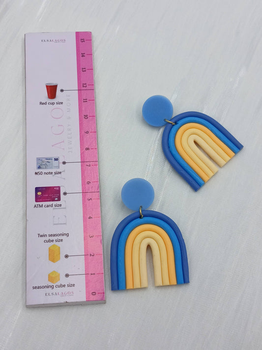 Polymer clay earrings