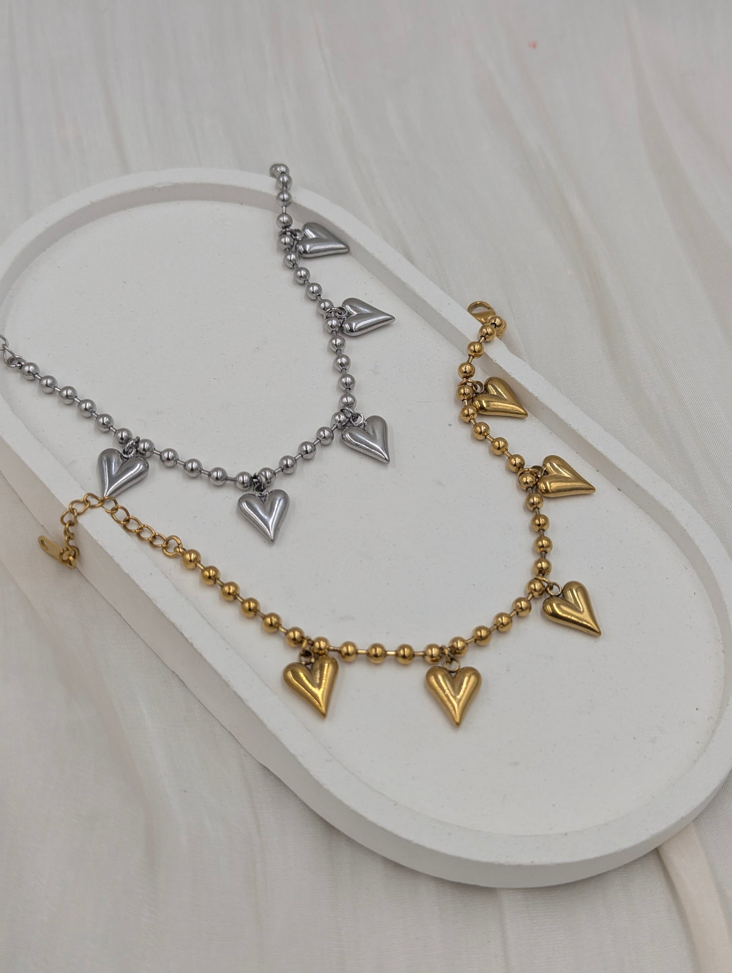 Heart Charm Bracelet