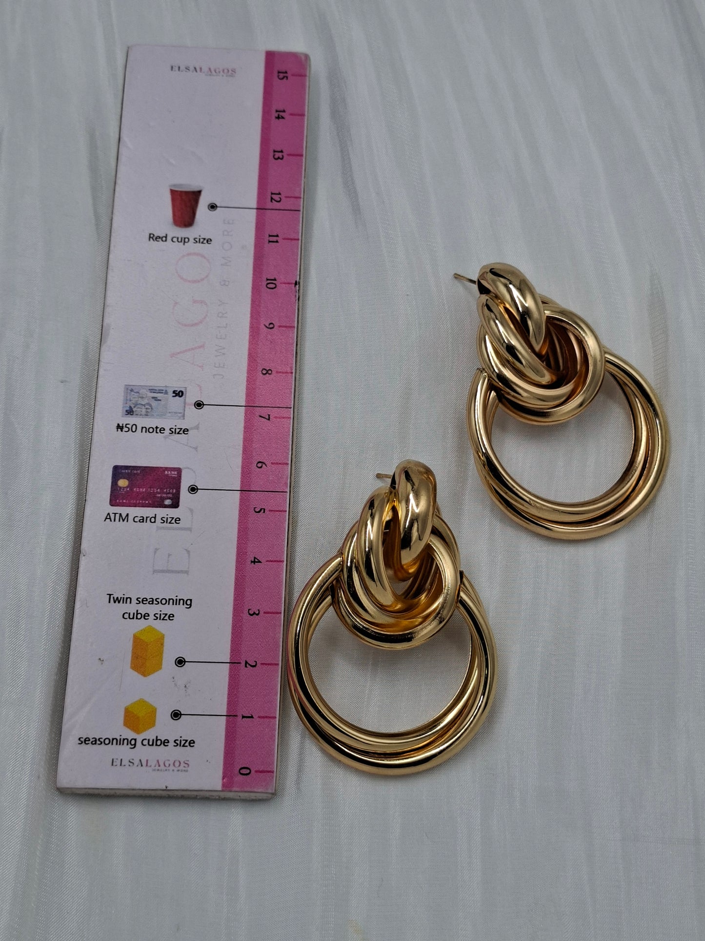 Gold Knot Earrings