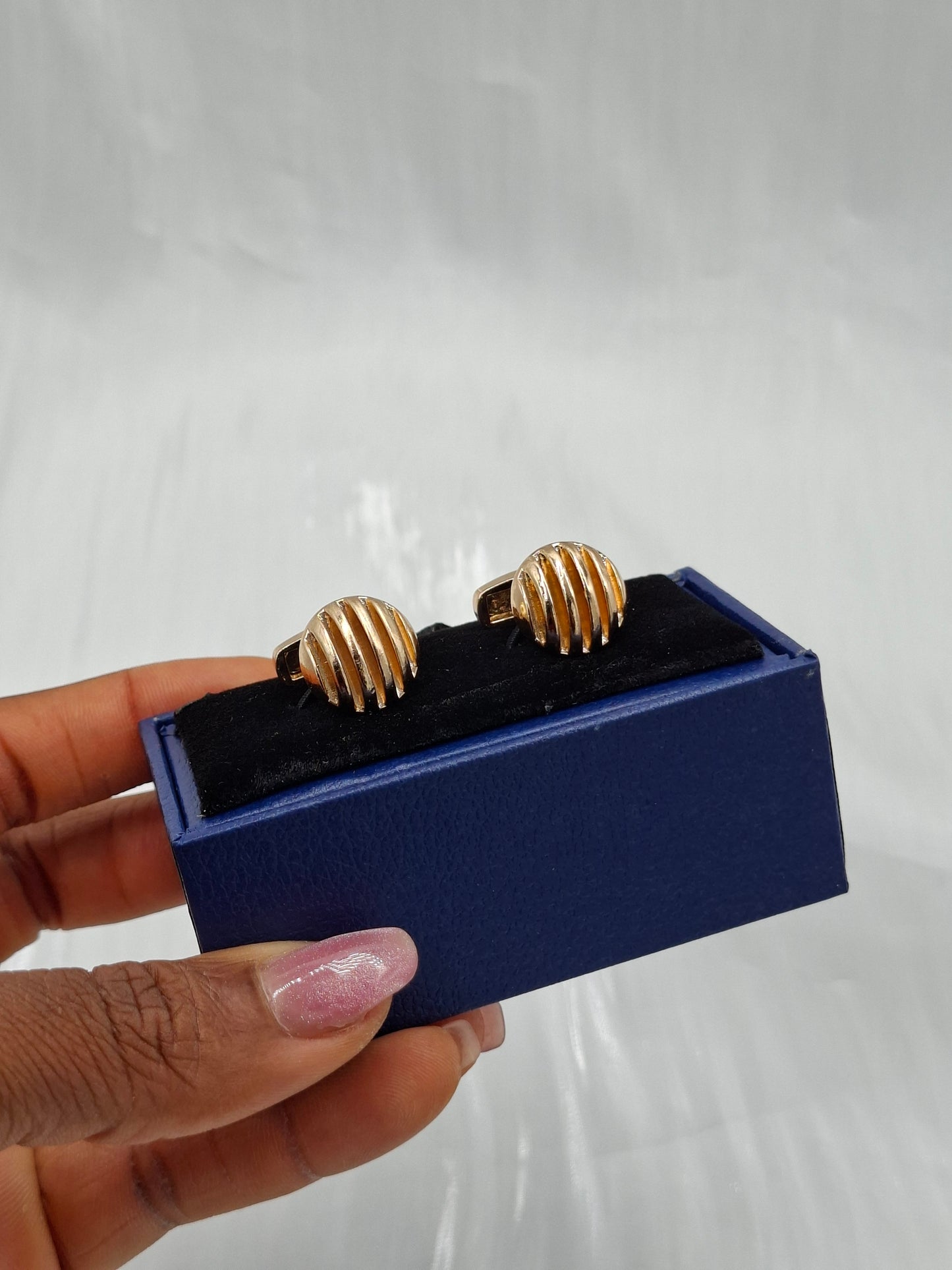 Gold Slice Cufflinks