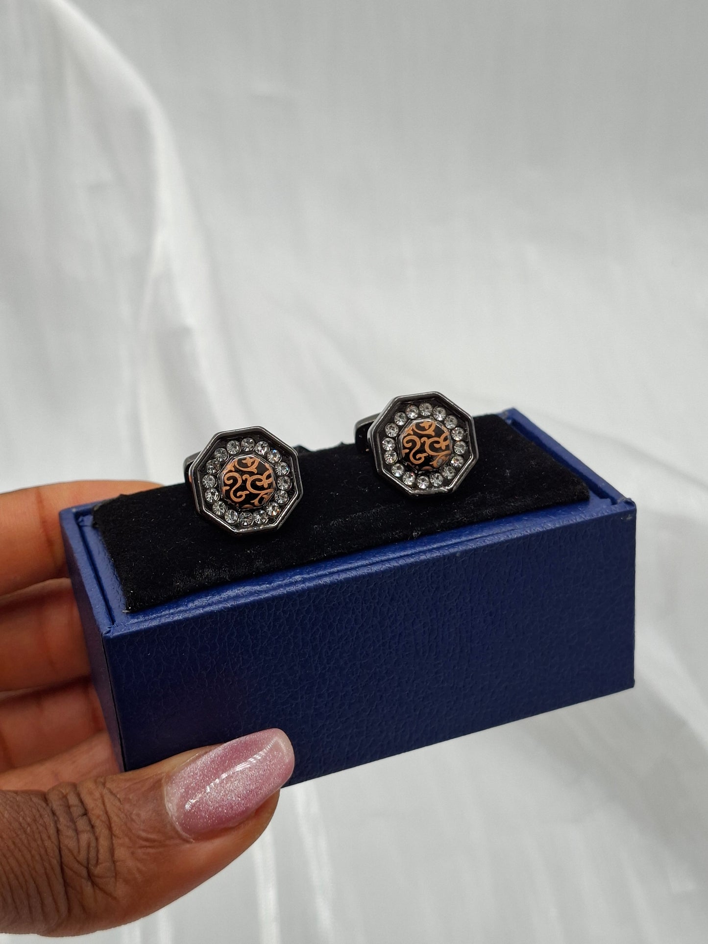 Rhinestone Cufflinks
