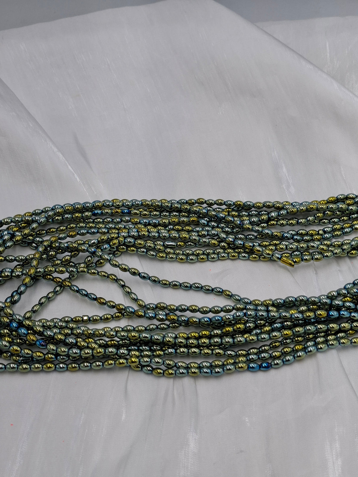 Metallic Seed Waistbeads