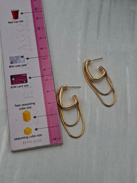 Gold Tassel Earrings