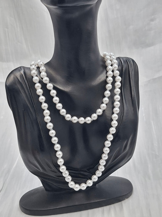 Long Pearl Necklace