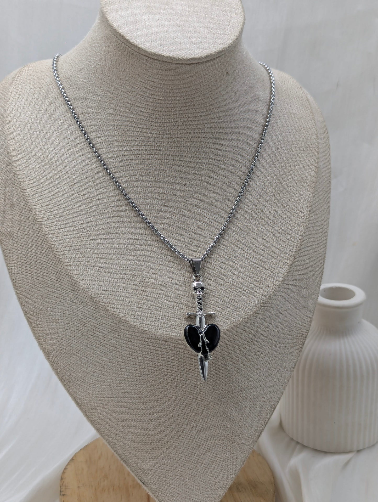 Pierced Heart Necklace