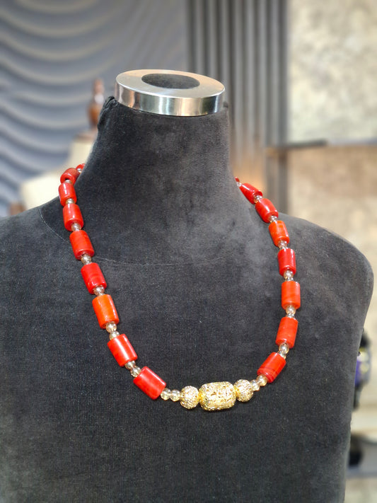 Traditional Coral Bead Set