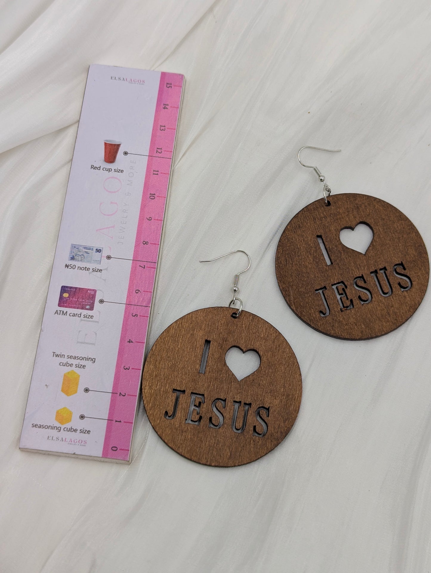 I love Jesus Earrings