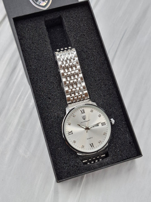Silver Chain Poedagar Wristwatch