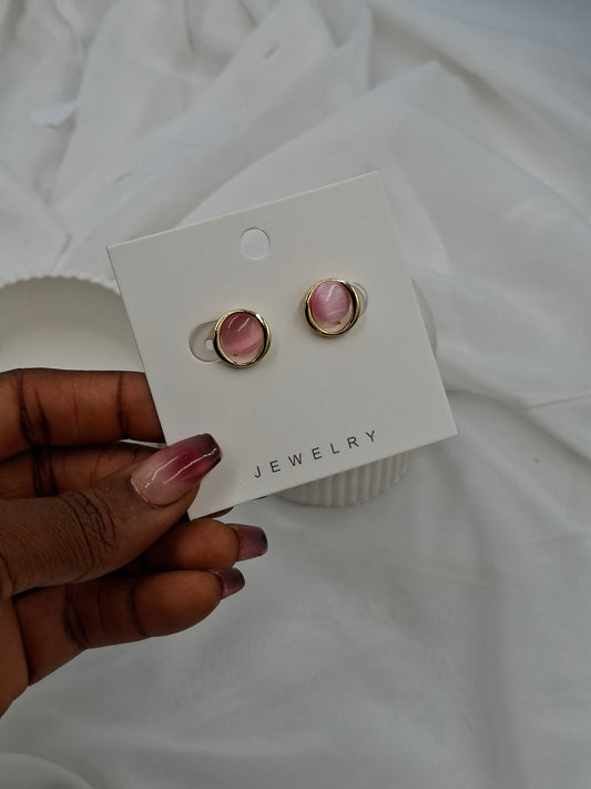 Moonstone Clip On Earrings