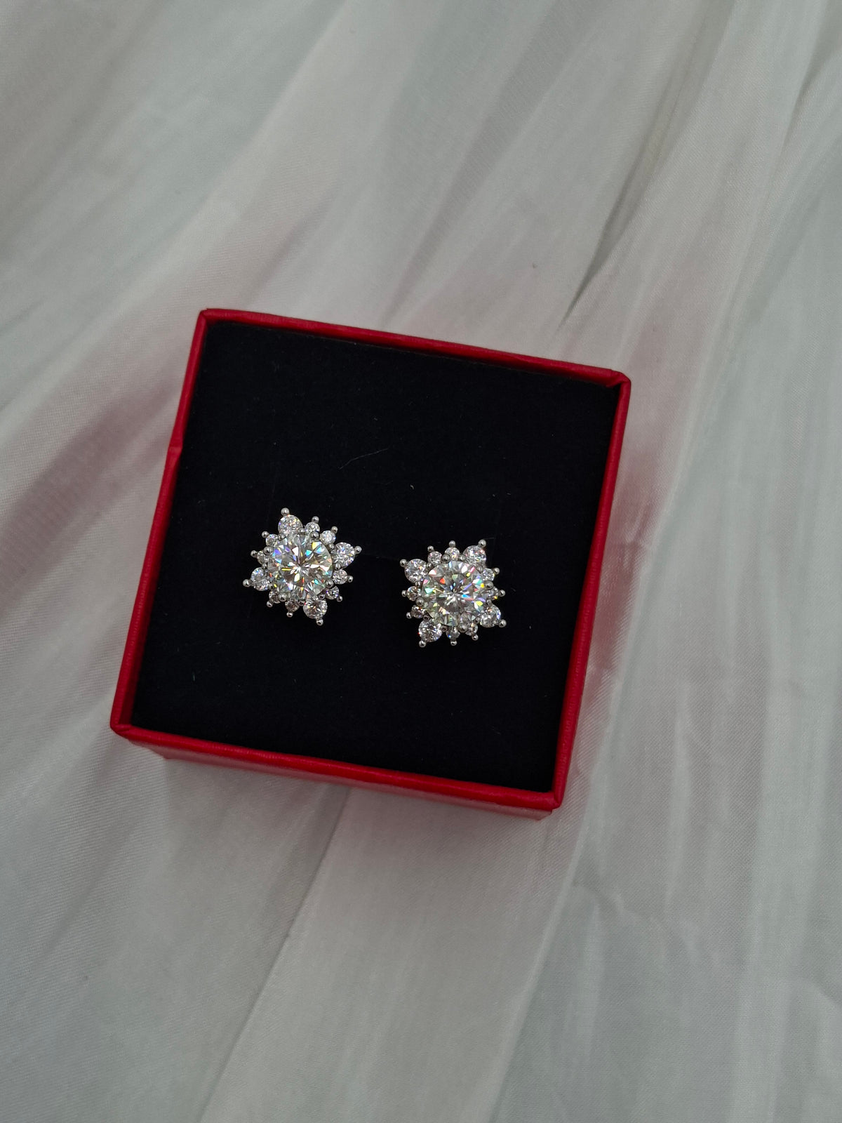 Sparkle Moissanite Earrings