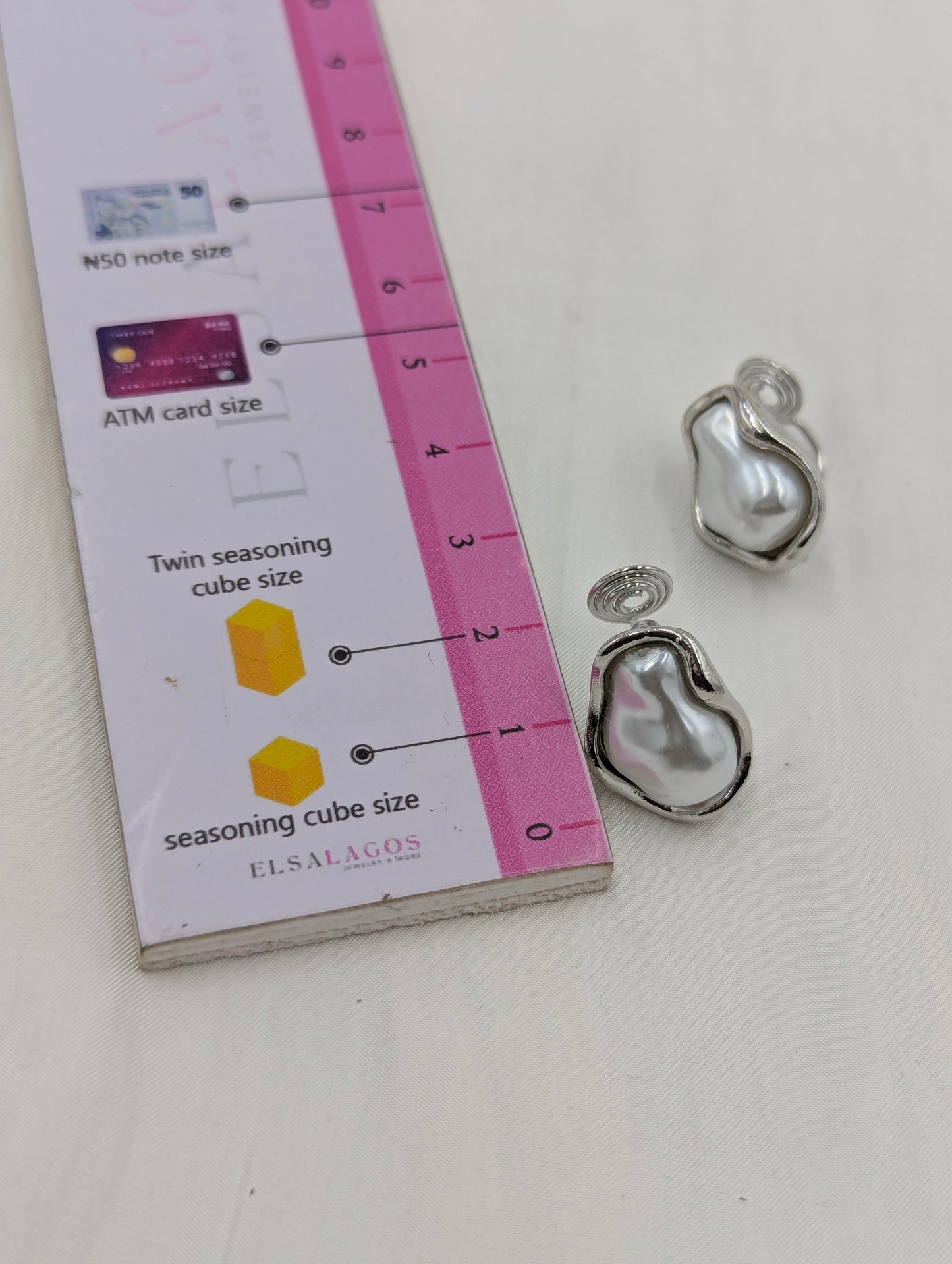 Pearl Clip On Earrings