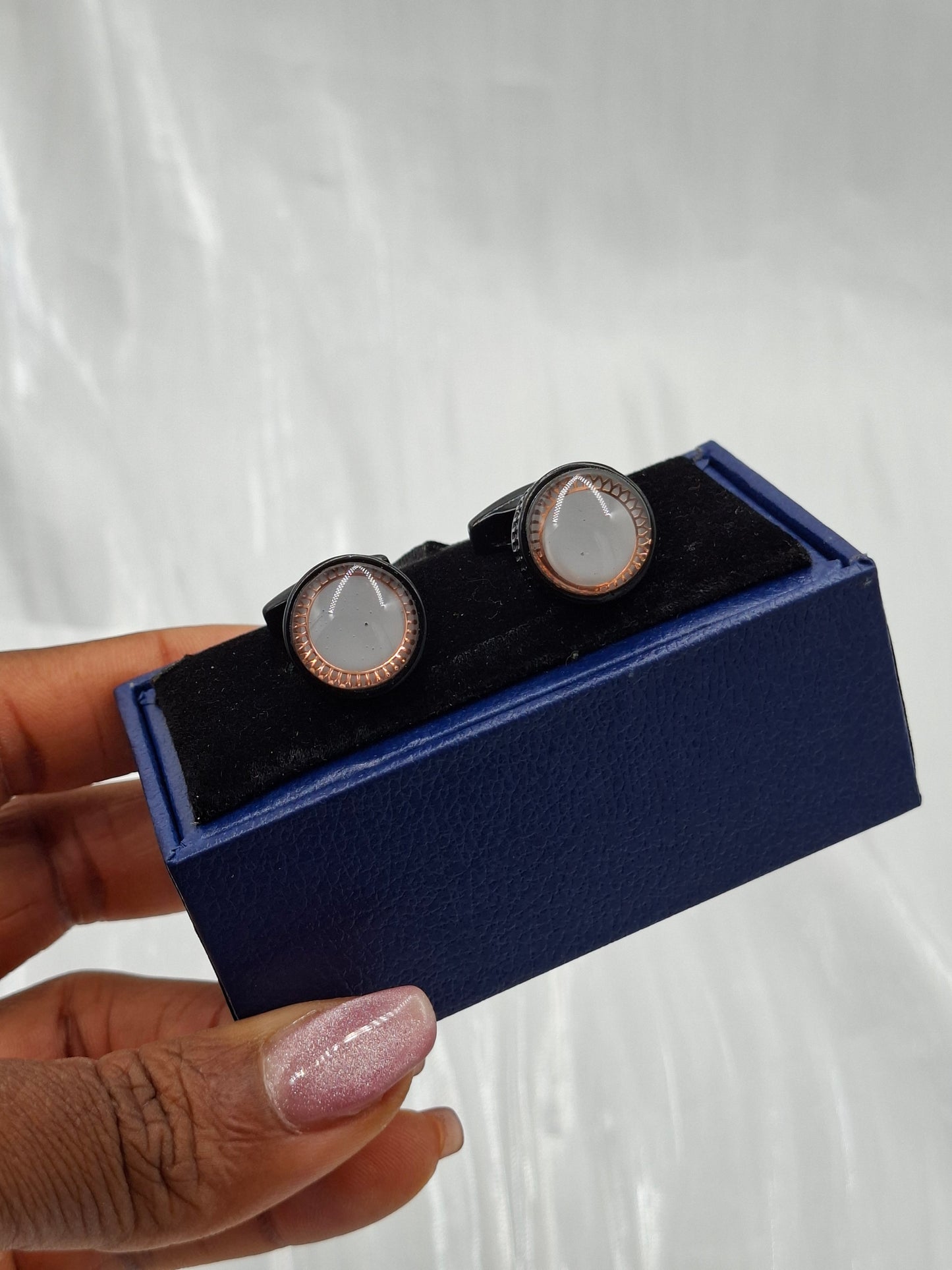 Black Opal Cufflinks