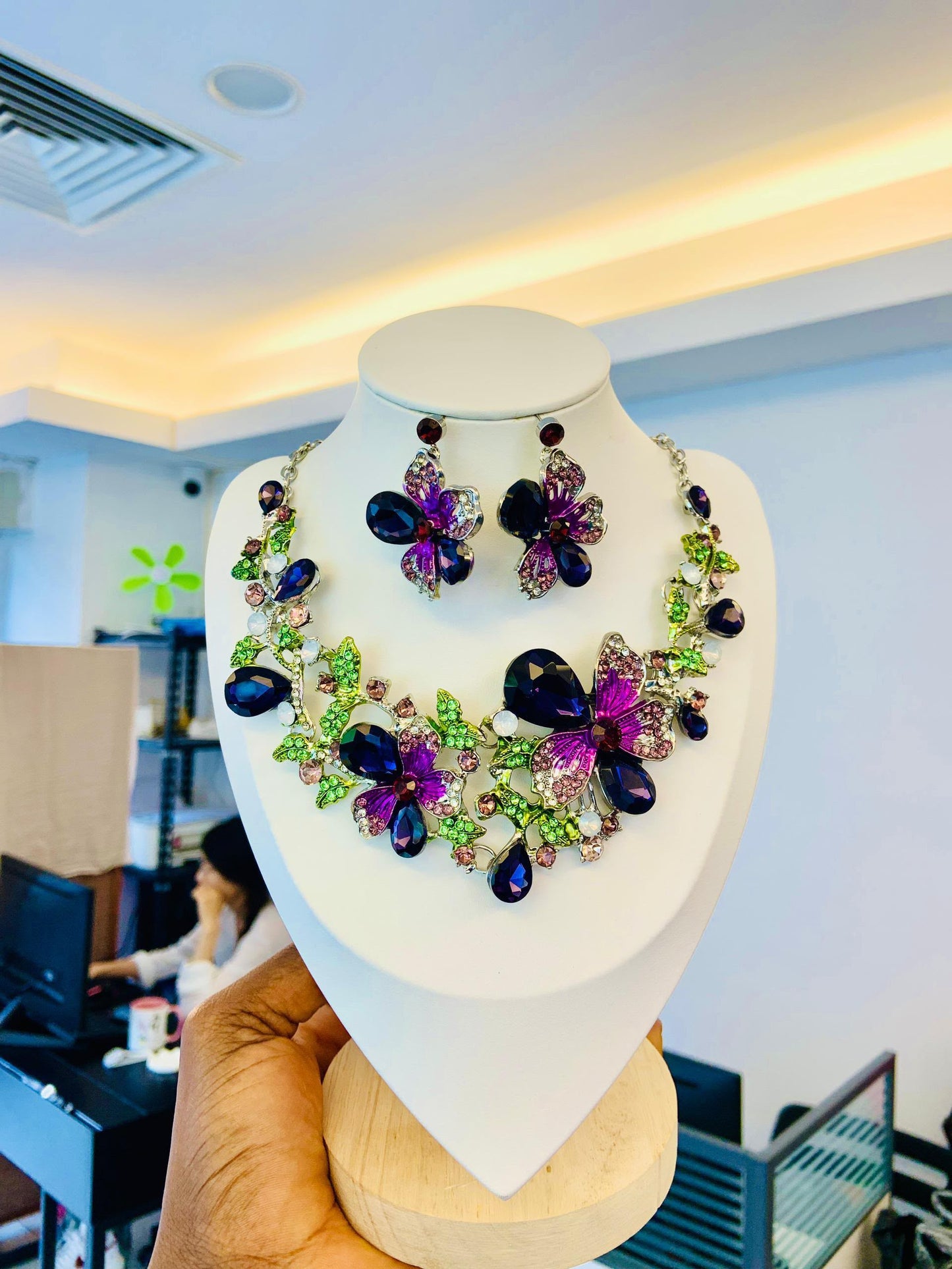 Purple Royale Necklace Set