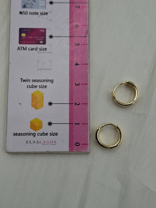 Gemstone Hoop Earring