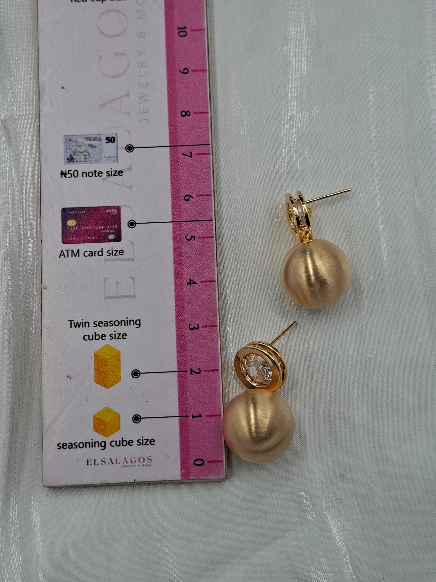 Crystal Sphere Earrings