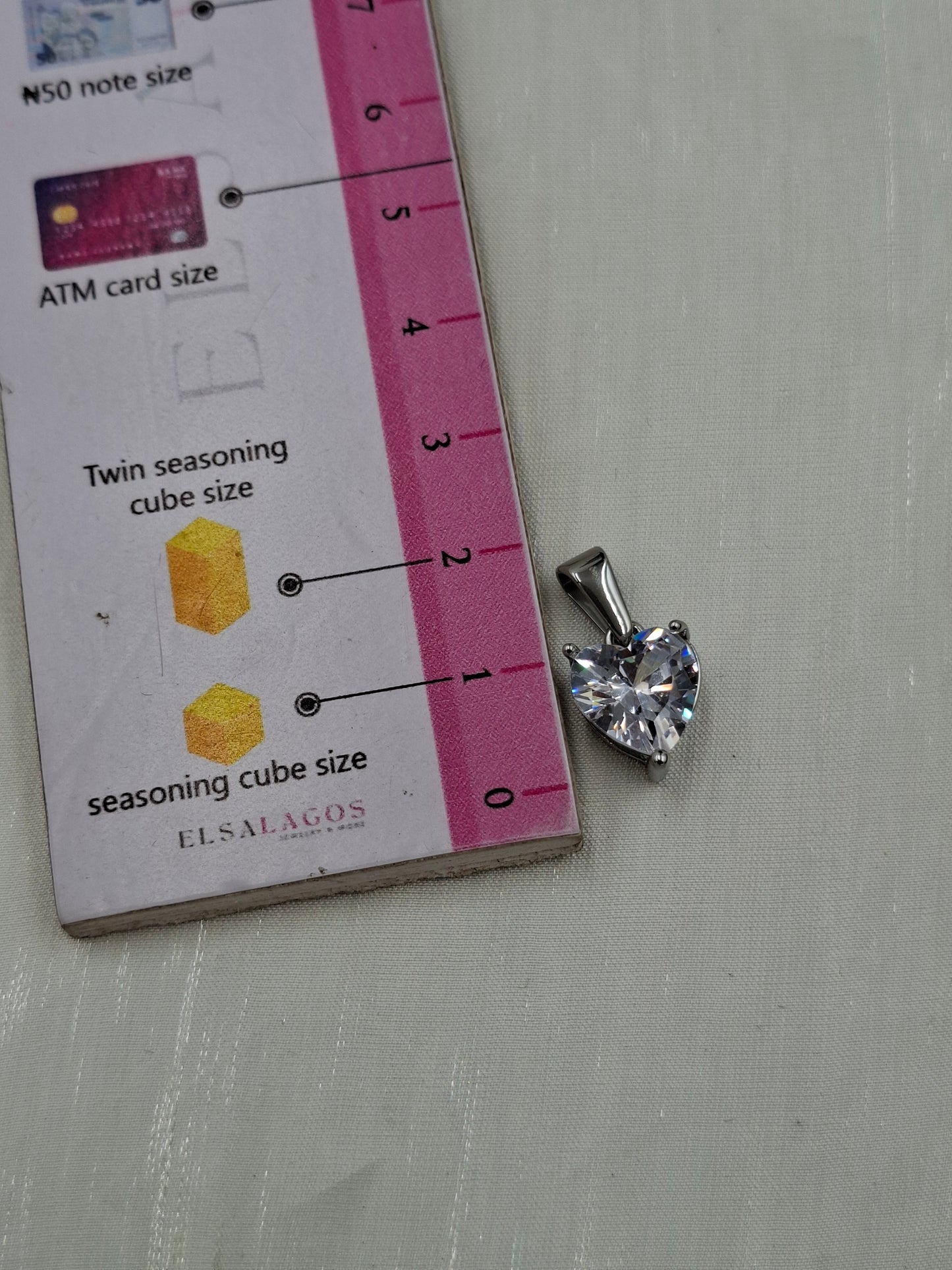 Heart Zircon Pendant