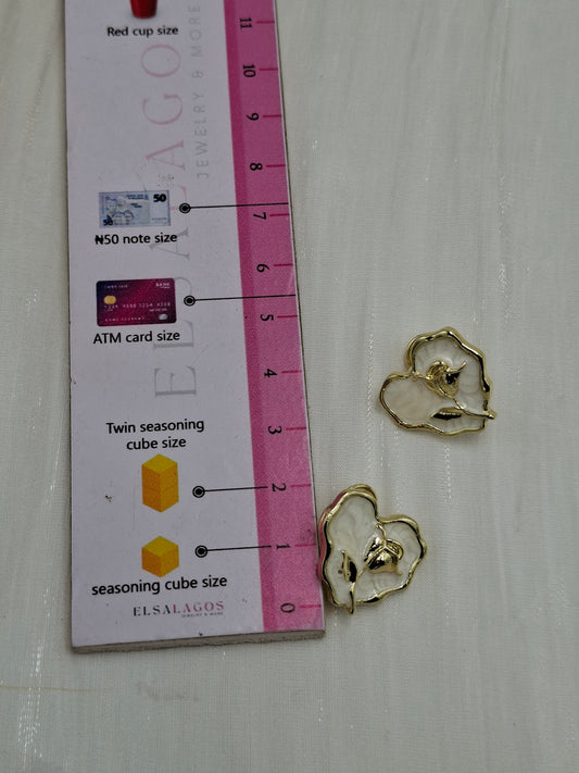Rosy Clip On Earrings