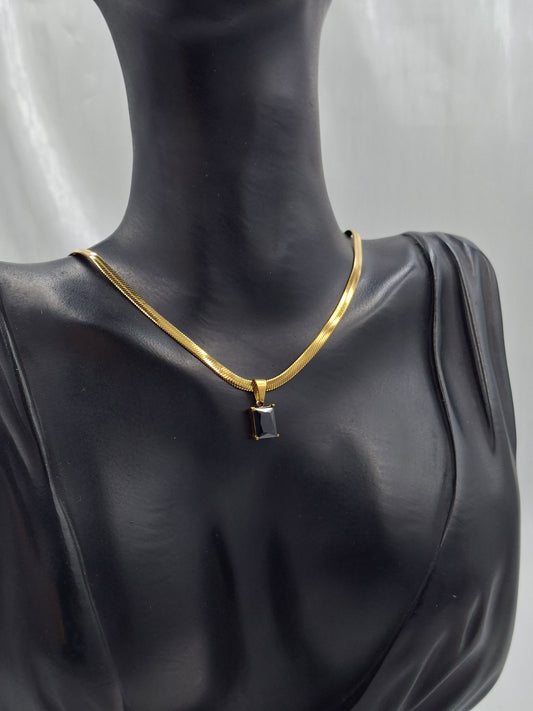 Millipede Gemstone Necklace