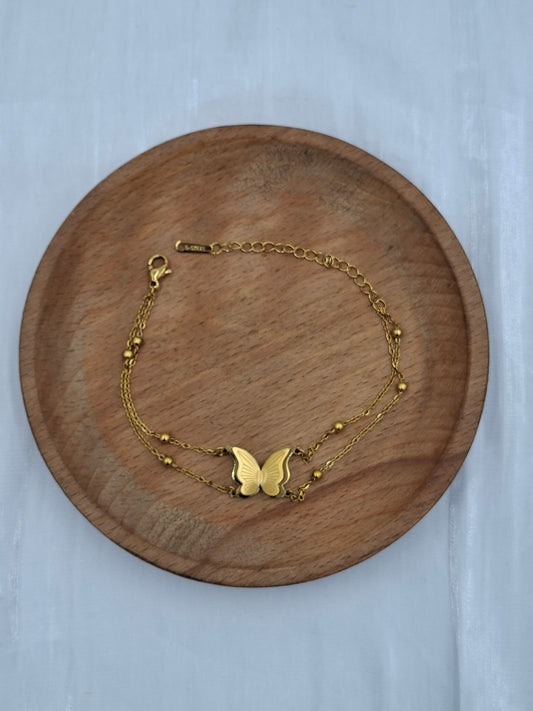 Layered Wing Bracelet