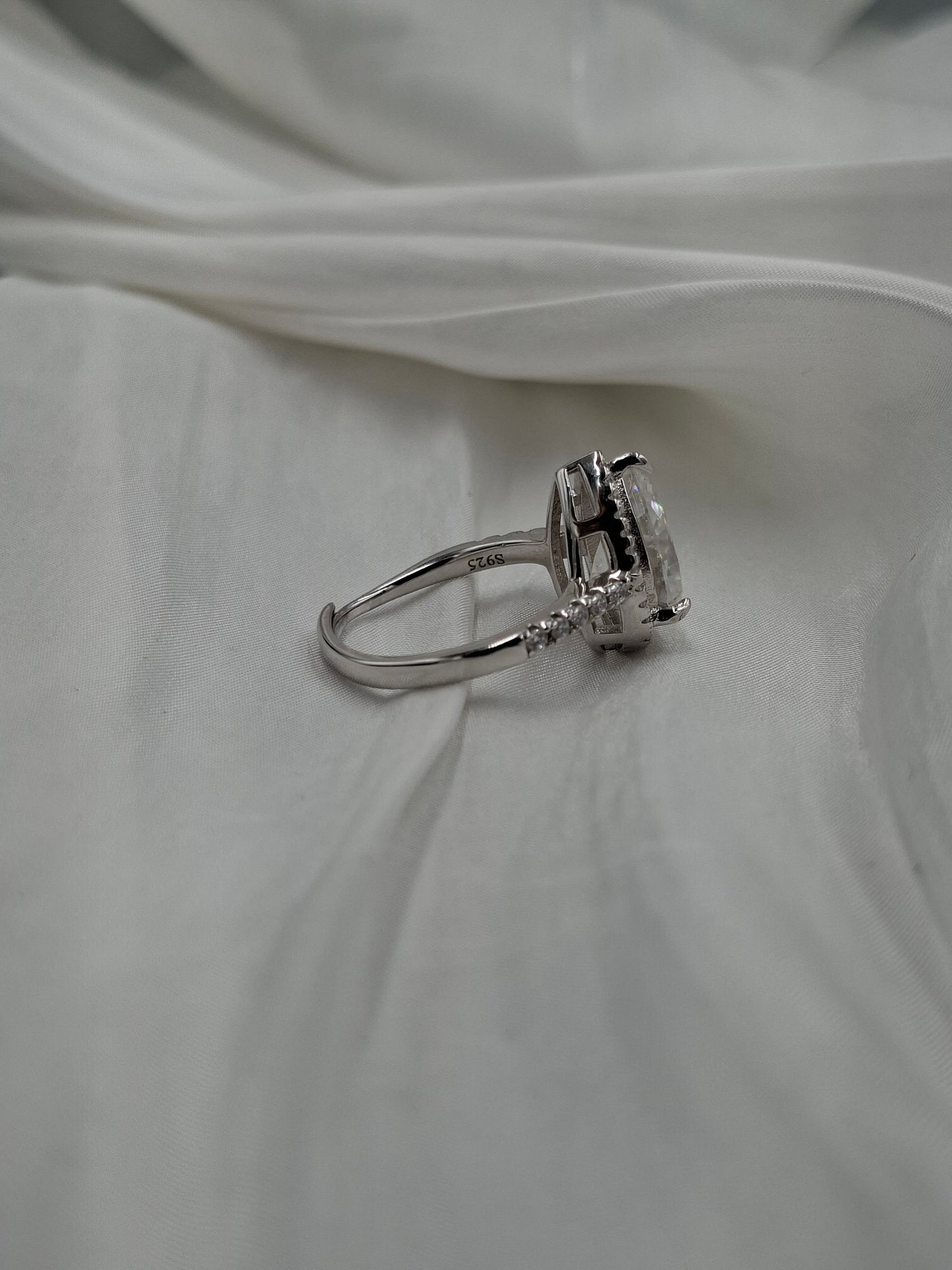Lisa Moissanite Engagement Ring