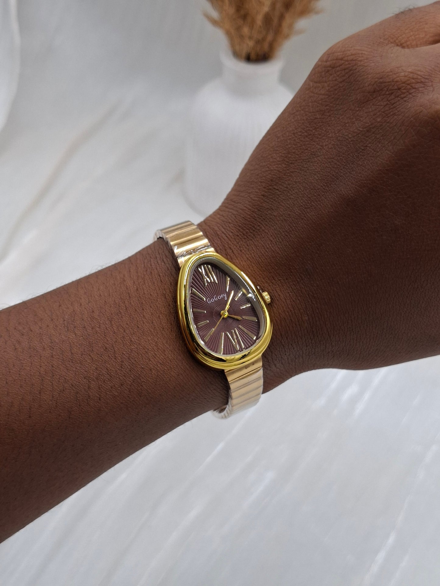 Pear-Shaped Wristwatch